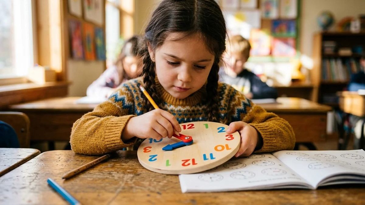 1. ve 2. Sınıf Saatleri Öğrenme Rehberi: Akrep, Yelkovan, Buçuk ve Çeyrek Kavramlarını Karıştırmadan Kalıcı Öğretme Metodolojisi